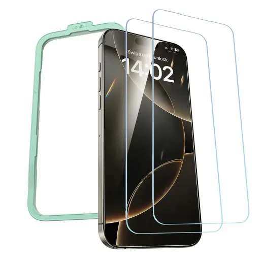 Ugreen SP630 Tempered Glass with Mounting Frame for iPhone 16 Pro Max (2 pcs.)