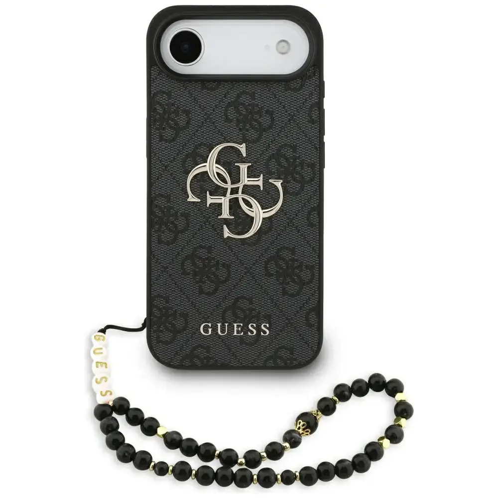 Guess 4G Strap 4G Classic Logo maciņš telefonam iPhone 17 Air melns