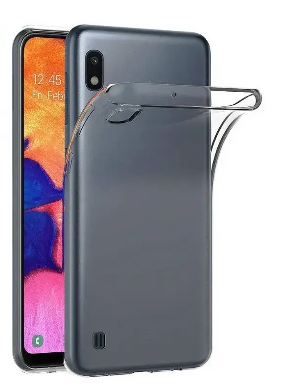 Fusion Ultra Back Case 0.3 mm Izturīgs Silikona Aizsargapvalks Priekš Samsung A105 Galaxy A10 | Galaxy M105 M10 Caurspīdīgs
