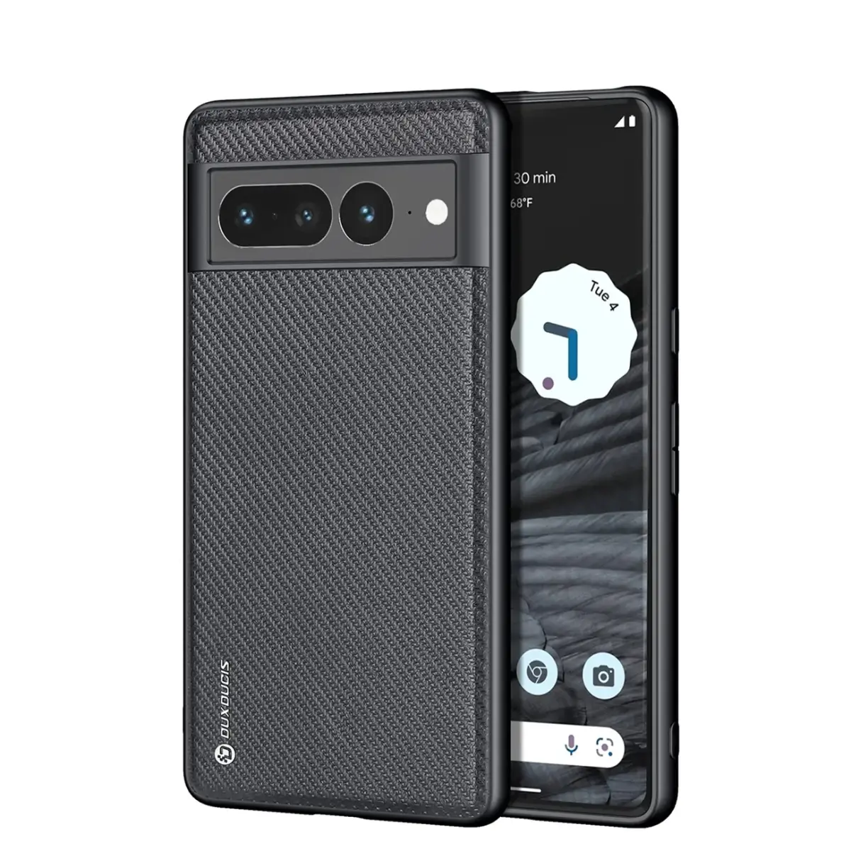 Dux Ducis Fino case Google Pixel 7 Pro cover with silicone frame black
