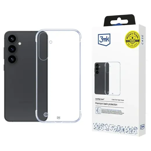3MK Just20g Clear Case for Samsung Galaxy S25