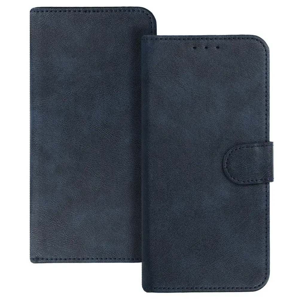 COMMON Universal Book Case (SIZE S) for Iphone 12/13/Samsung S6/A5 2016/Xcover 4/S22/Huawei P8 2017 navy