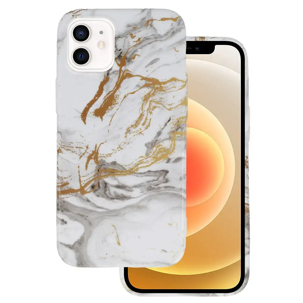 Marble Silicone for Iphone 12 Mini Design 2