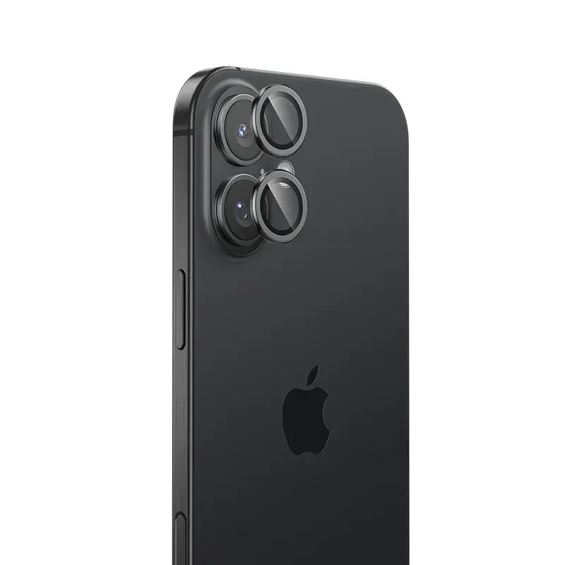 Benks Tempered glass DR Sapphire Lens Protector on camera for Iphone 16|16 Plus (lens 2 pieces) black