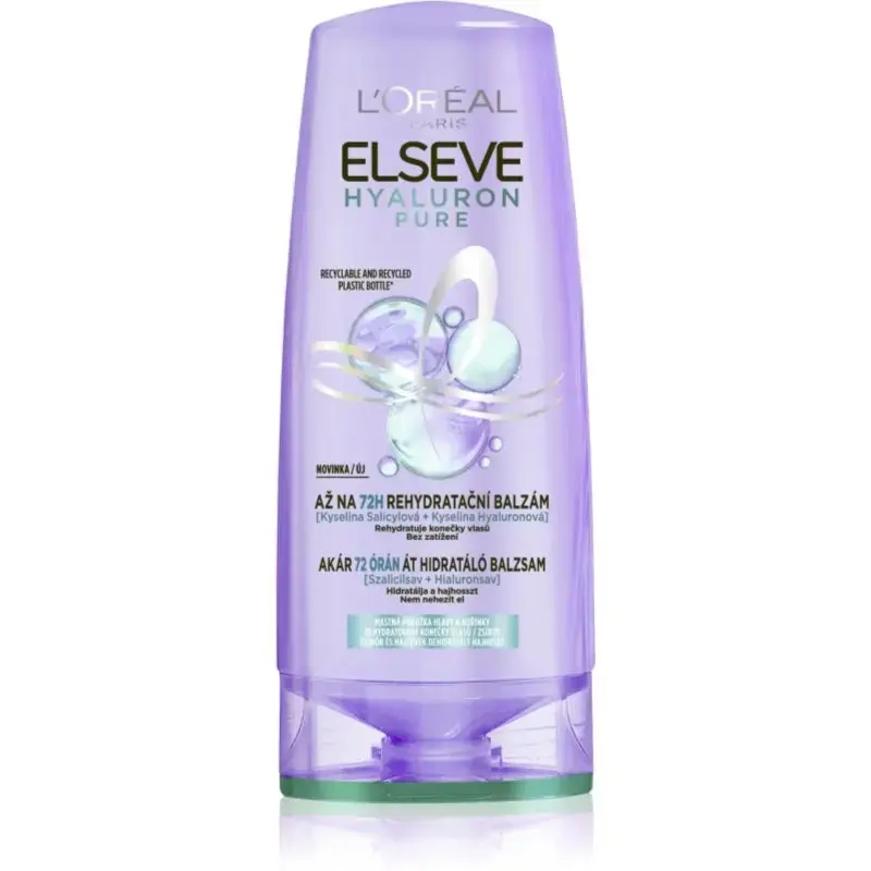 L’oréal Paris Elseve Hyaluron Pure Hair Balm for Oily Scalp and Dry Ends 300 Ml