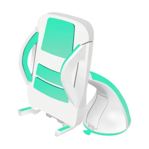 GoodBuy 15HD72 car phone holder with suction cup with 55-75 mm clamp white