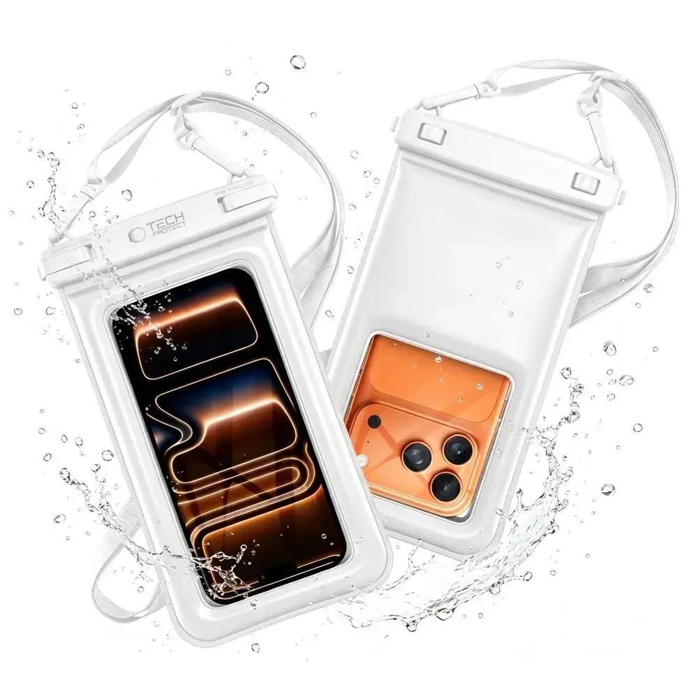 TECH-PROTECT UWC7 UNIVERSAL WATERPROOF FLOATING CASE 6.9 INCH WHITE