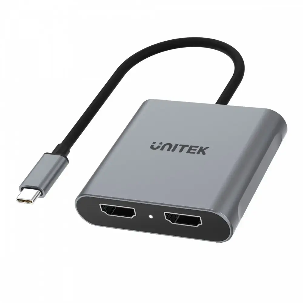 Adapter USB-c - 2x HDMI 2.0; 4K MST; M|F