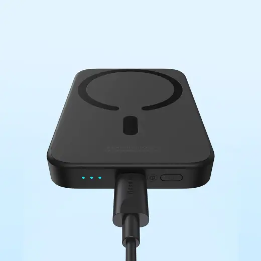 Baseus magnetic Powerbank 6000mAh 20W + USB cable Type C 60W 50cm black (PPCX020001)