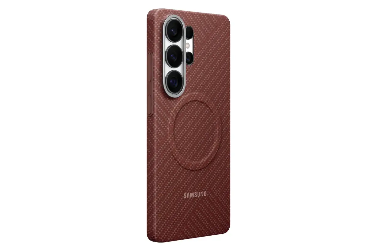 Samsung Carbon Magnet maciņš telefonam Samsung Galaxy S26 Ultra (S948) sarkans