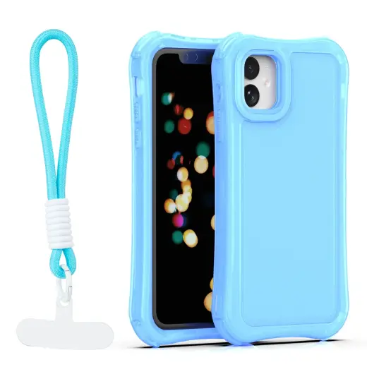 Safepop telefono dėklas su dirželiu iPhone 11 mėlynas