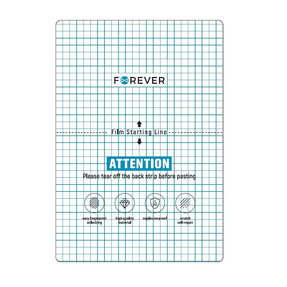 Forever set film anticrash for tablets for a cutting machine 20 pcs 22,5 x 32,5 cm