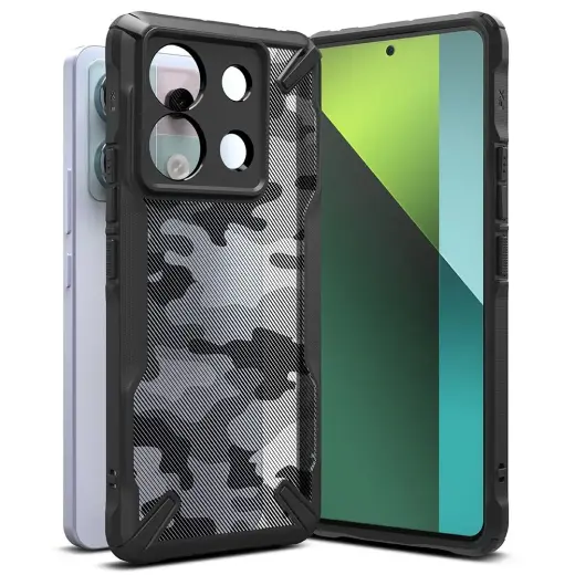RINGKE FUSION X XIAOMI REDMI NOTE 13 PRO 5G | POCO X6 5G CAMO BLACK