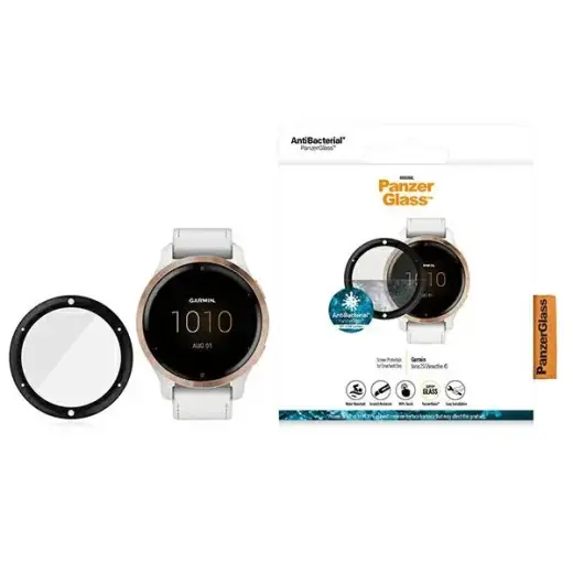 PanzerGlass SmartWatch Garmin Venu 2S |  Vivoactive 4s czarny|black 3653