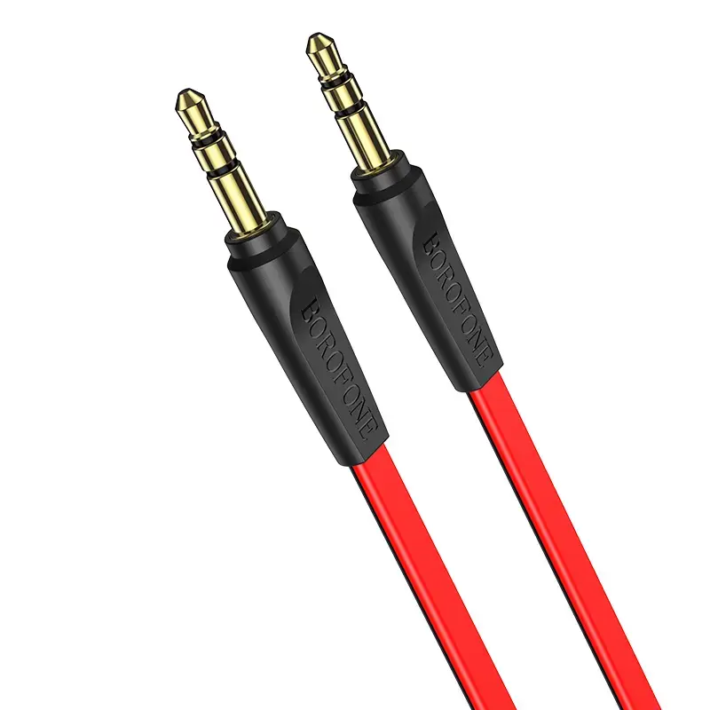 Borofone Cable BL6 - jack 3,5mm to jack 3,5mm - 1 metr red