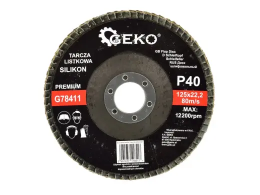 Räni karbiidi klapiketas 125mm, tera 40, GEKO Premium