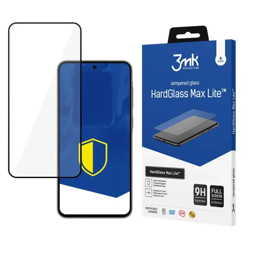 3mk HardGlass Max Lite Black tempered glass for Samsung Galaxy A36 5G