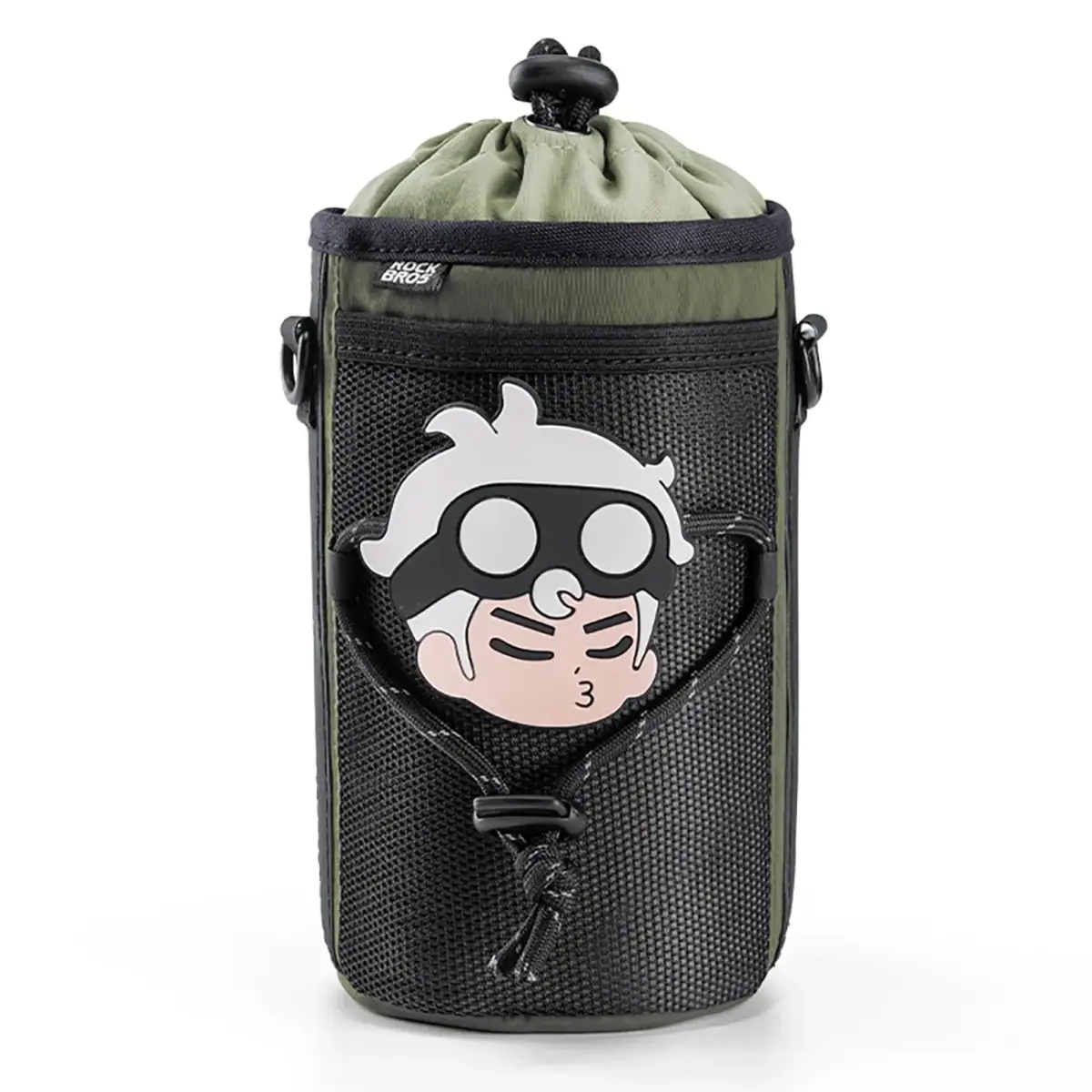 Rockbros Travel Bottle Bag with Shoulder Strap 1l - Green