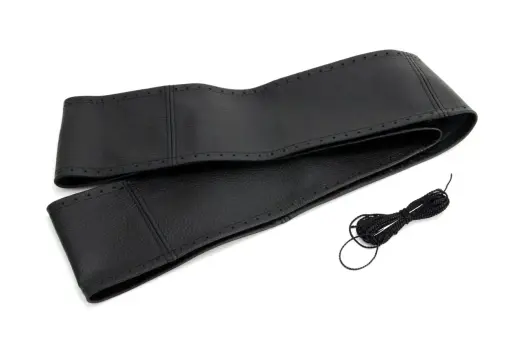 Steering wheel cover Natural Leather LACED 41-43/92 mm