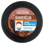 L'Oreal Men Expert Matt Clay Barber Club, Matte Molding Clay Hair Styling, 75 Ml