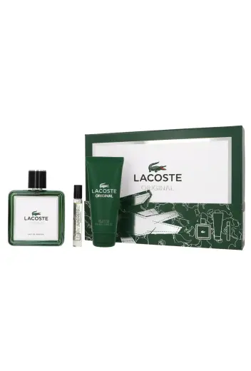 Set Lacoste Original Edp 100ml + Shower Gel 100ml + Edp 7,5ml