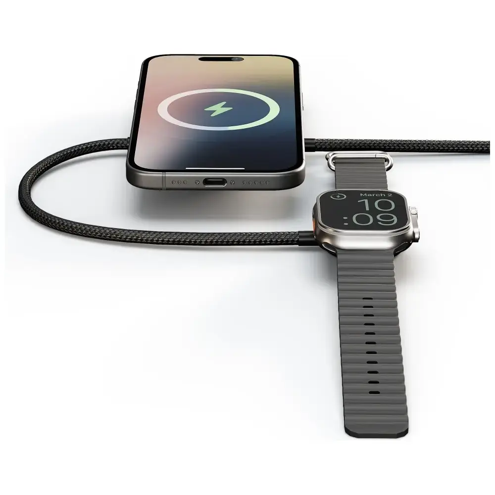 Zens Pro 2 2-in-1 bezvadu lādētājs | Qi 2 | 15W | melns