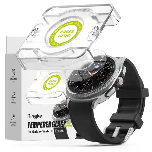 SZKŁO HARTOWANE RINGKE TEMPERED GLASS PRO 2-PACK GALAXY WATCH 8 CLASSIC (46 MM) CLEAR
