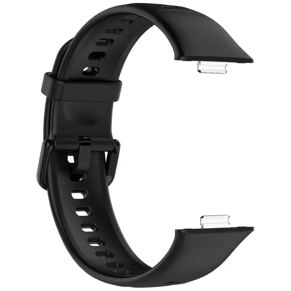 Beline Saiboro viedpulksteņa siksniņa priekš Huawei Watch Fit 3/4/4 Pro/5/5 Pro | silikons | melna