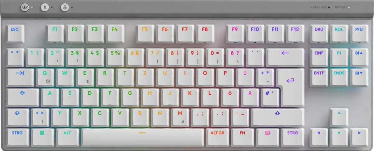 Logitech Keyboard G515 Lightspeed TKL GL Tactile / 920-012543 White