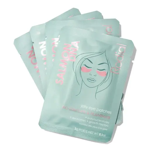 Rodial, Salmon Jelly Eye Patches, Brightening, Under-Eye Mask Patch, 4 pcs