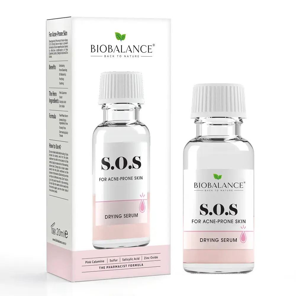 Bio Balance, S.O.S, Cleansing & Purifying, Tonic Lotion, For Face, 20 ml