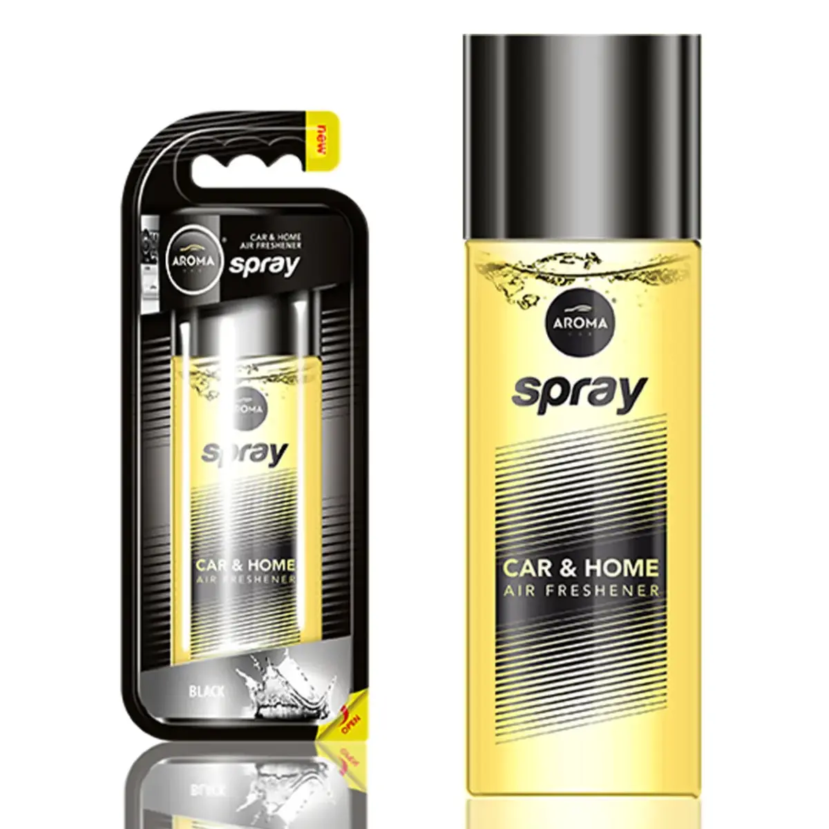 Car air freshener AROMA SPRAY BLACK