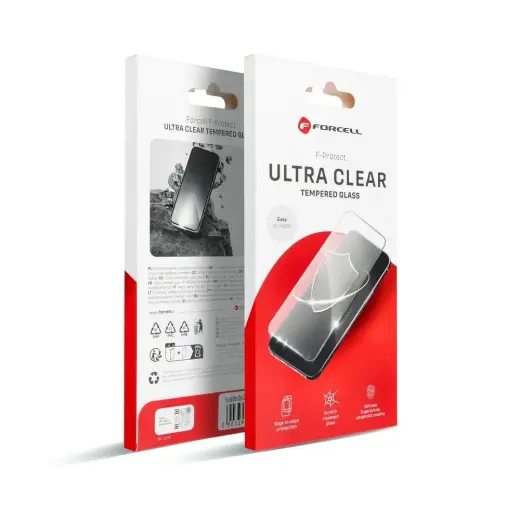 Forcell Ultra Clear grūdintas apsauginis stiklas telefonui iPhone 12 | iPhone 12 Pro