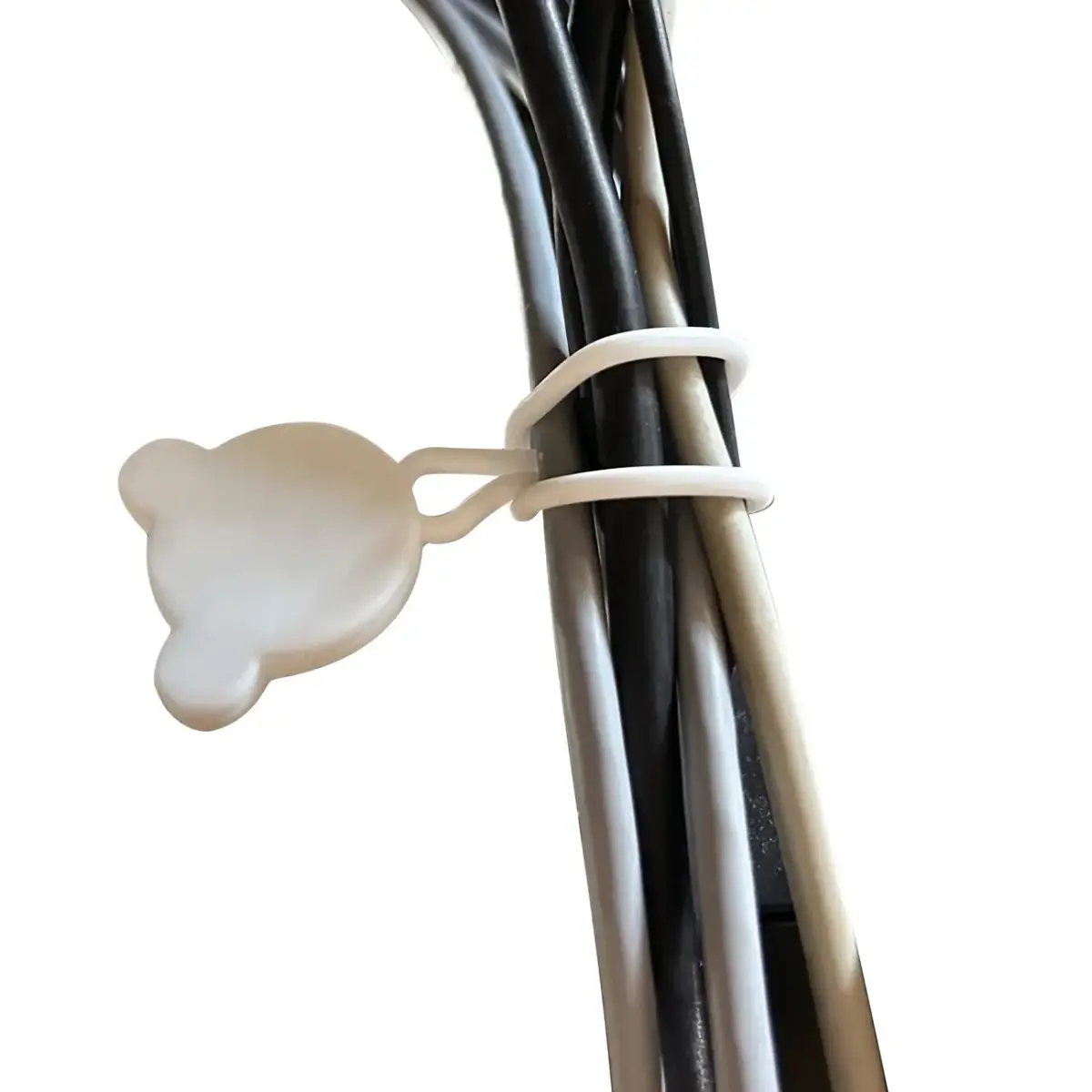 Silicone cable reel - brown