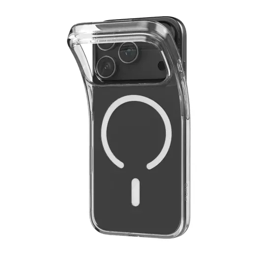 Puro 0.3 MAG Ultra-Slim phone case with MagSafe support for Apple iPhone 17 Pro Max transparent