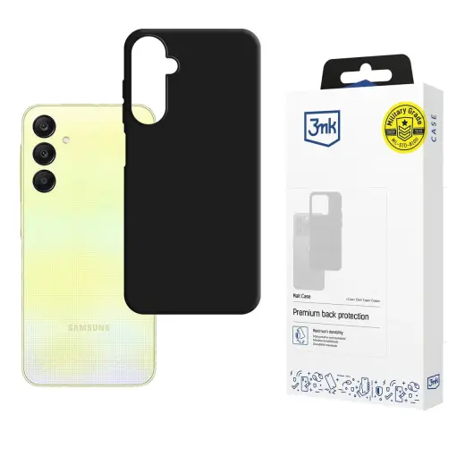 3mk Matt Case for Samsung Galaxy A26 5G - Black