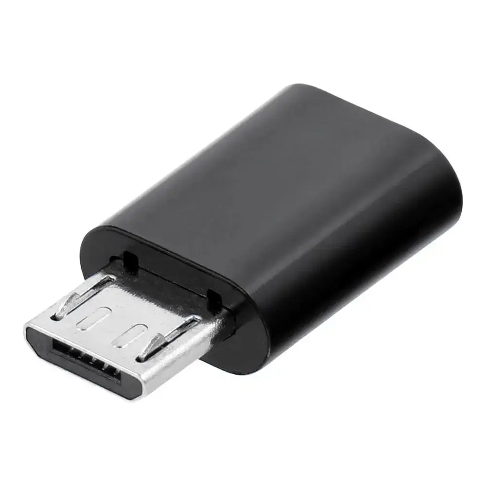 Adapter Type C to Micro USB Blue Star - black