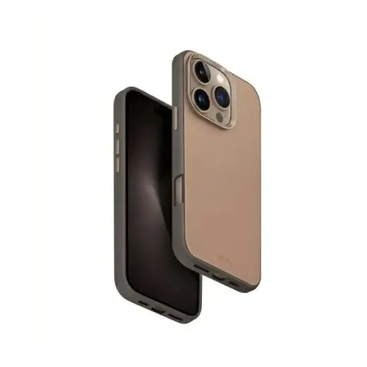 UNIQ etui Lyden DS iPhone 16 Pro 6.3"     Magclick Charging szary|flint grey