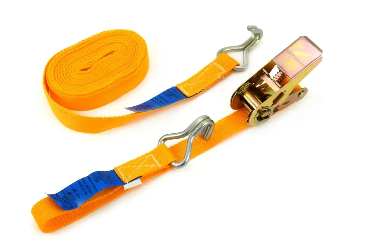 Ratchet tie down 500kg 25mm 6m