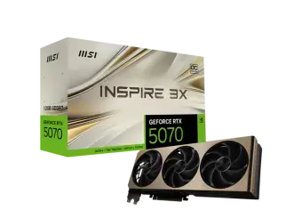 Videokarte MSI GeForce RTX 5070 12G INSPIRE 3X OC