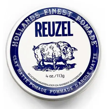 Clay Matte Pomade by Reuzel for Men - 4 Oz Pomade
