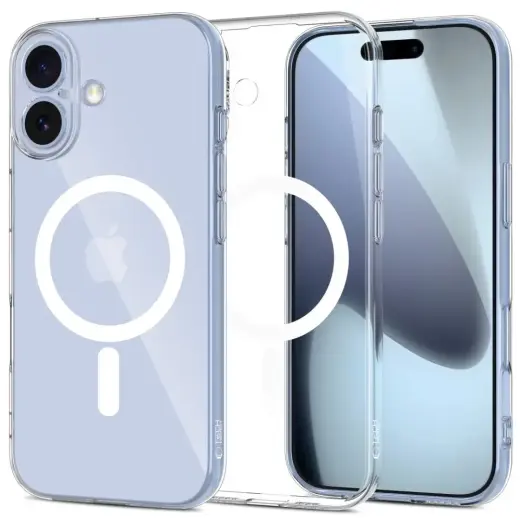 TECH-PROTECT FLEXAIR phone case with MagSafe support for iPhone 17 transparent