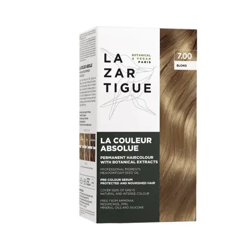 Lazartigue, La Couleur Absolue, Permanent Hair Dye, 7.00 Blond, 143 ml