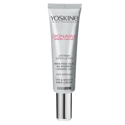 Yoskine, Okinawa, Green Caviar, Anti-Wrinkle, Day & Night, Eye Cream, 15 ml