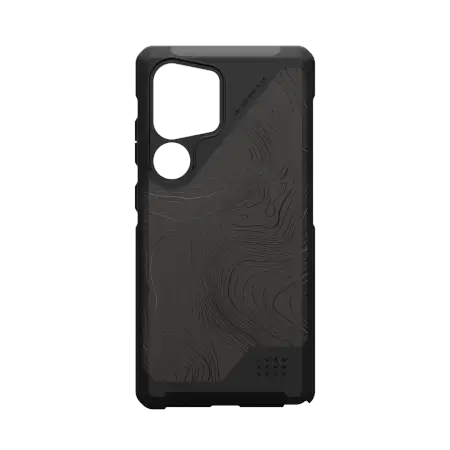 UAG Metropolis LT Magnet Topography Case for Samsung Galaxy S25 Ultra 5G - Black