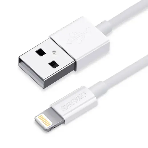 Choetech IP0026 data transfer and charging cable | MFI | USB-A to Lightning | 1.2m | white