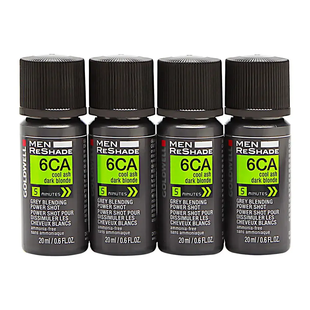 Goldwell Men ReShade Grey Blending Power Shot  6CA  4 Pack