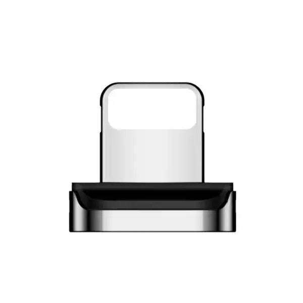 USAMS Adapter magnetyczny U28 lightning bulk srebrny|silver SJ325LNTA