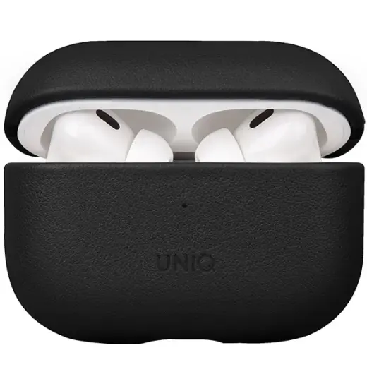 Uniq case Terra AirPods Pro 2nd gen. Genuine Leather black|dallas black