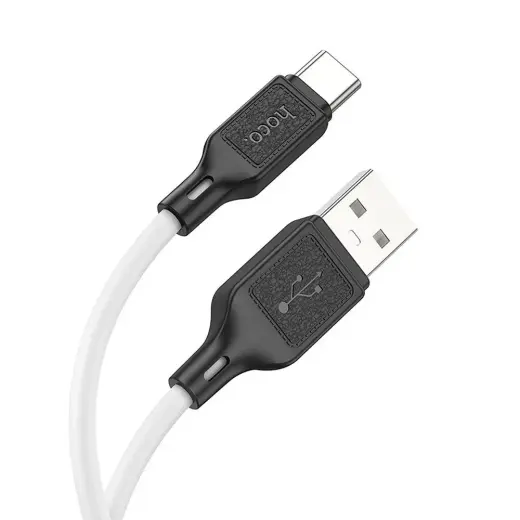 Hoco X90 duomenų perdavimo ir įkrovimo laidas | USB-A į USB-C | 15W | 1m | baltas